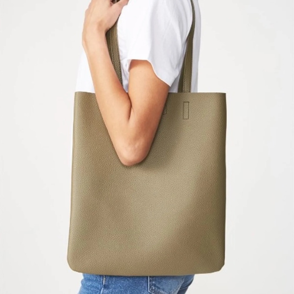 Olive Sage Green Mini Tote Bag